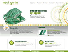Tablet Screenshot of neoingenia.com